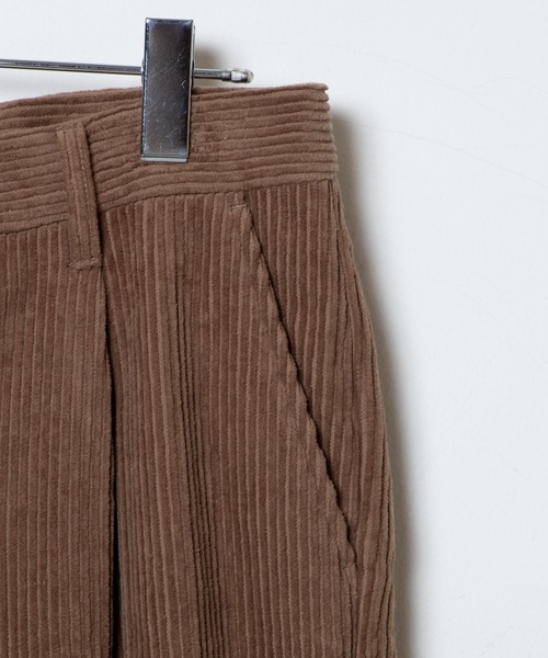 WEGO(ウィゴー)の「WEGO/コーデュロイワイドパンツ(チノパンツ・メンズ・ブラック/ベージュ・MEDIUM/LARGE)」の12枚目の写真