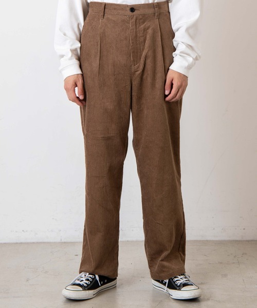 WEGO(ウィゴー)の「WEGO/コーデュロイワイドパンツ(チノパンツ・メンズ・ブラック/ベージュ・MEDIUM/LARGE)」の20枚目の写真