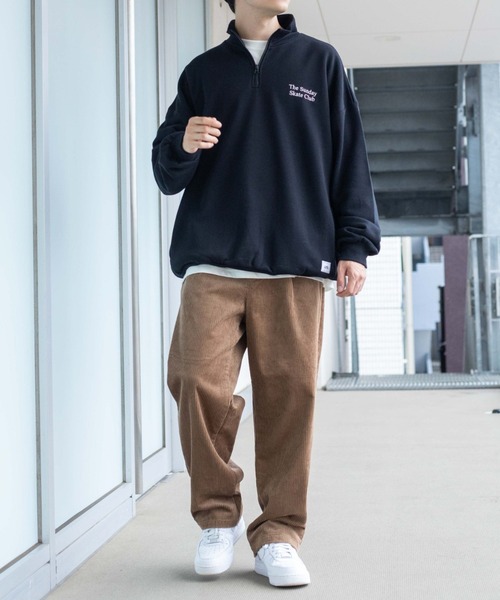 WEGO(ウィゴー)の「WEGO/コーデュロイワイドパンツ(チノパンツ・メンズ・ブラック/ベージュ・MEDIUM/LARGE)」の18枚目の写真