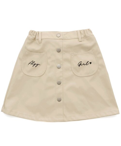 algy（アルジー）の「/前ポケ台形スカパン（スカート・キッズ・ベージュ/ブラック/インディゴブルー/ミント・X-SMALL/XXX-SMALL/MEDIUM/SMALL/XX-SMALL）」の11枚目の写真