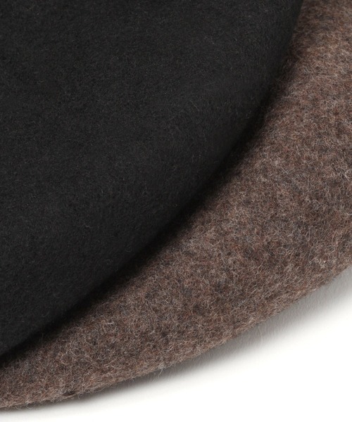 studio CLIP(スタディオクリップ)の「【WEB限定】ビッグベレー(ハンチング/ベレー帽・レディース・グレー/ブラック/ブラウン・FREE)」の11枚目の写真