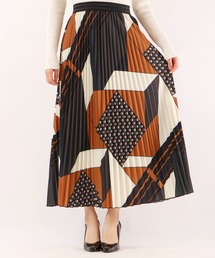 FUNALIVE | 【PULUTOARLE】パッチワークプリントプリーツスカート(スカート)