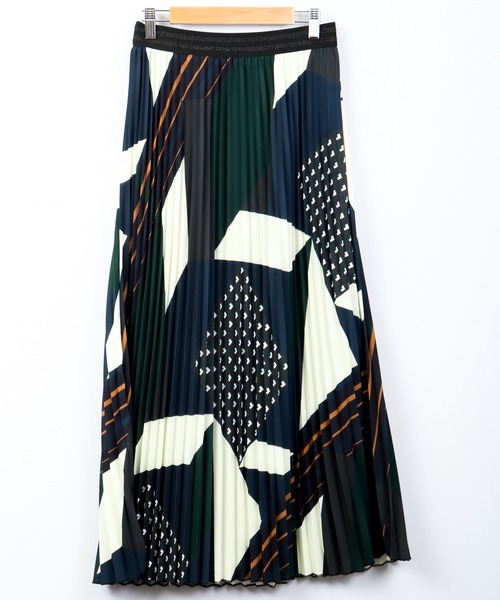 FUNALIVE（ファンアライブ）の「PULUTOARLE ﾊﾟｯﾁﾜｰｸﾌﾟﾘﾝﾄﾌﾟﾘｰﾂｽｶｰﾄ（スカート・レディース・カーキ/モカ・L/M）」の14枚目の写真