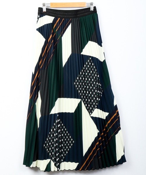 FUNALIVE（ファンアライブ）の「PULUTOARLE ﾊﾟｯﾁﾜｰｸﾌﾟﾘﾝﾄﾌﾟﾘｰﾂｽｶｰﾄ（スカート・レディース・カーキ/モカ・L/M）」の15枚目の写真