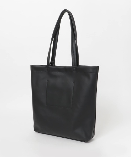 ITEMS URBANRESEARCH（アイテムズ アーバンリサーチ）の「フェイクレザー トートバッグ（トートバッグ・メンズ・ブラウン/グリーン/ブラック・-）」の17枚目の写真