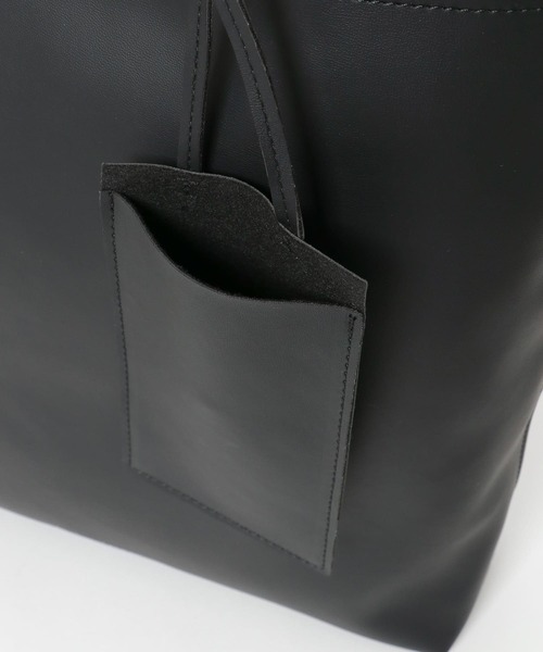 ITEMS URBANRESEARCH（アイテムズ アーバンリサーチ）の「フェイクレザー トートバッグ（トートバッグ・メンズ・ブラウン/グリーン/ブラック・-）」の11枚目の写真