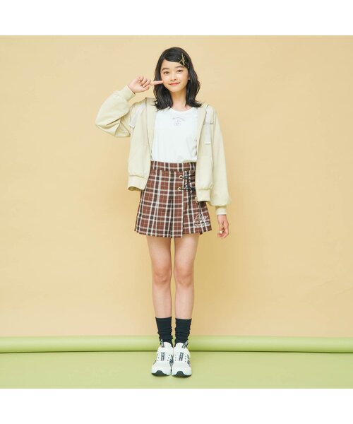 algy（アルジー）の「ハートロゴルーズソックス（ソックス/靴下・キッズ・オフホワイト/ラベンダー/ブラック/ベージュ/ミント/オレンジ・24/21）」の7枚目の写真