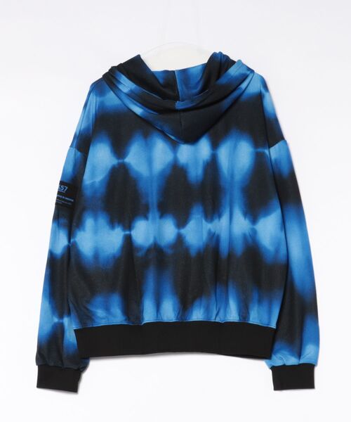VIBGYOR（ヴィブジョー）の「【Re:one】-ATTENTION- WAVE HOODIE(MA)（パーカー・メンズ・オレンジ/ブルー・FREE）」の3枚目の写真