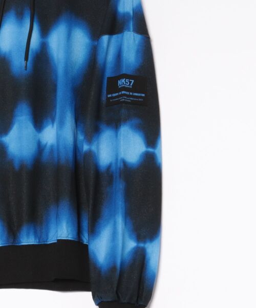 VIBGYOR（ヴィブジョー）の「【Re:one】-ATTENTION- WAVE HOODIE(MA)（パーカー・メンズ・オレンジ/ブルー・FREE）」の4枚目の写真