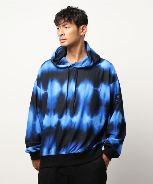 VIBGYOR（ヴィブジョー）の「【Re:one】-ATTENTION- WAVE HOODIE(MA)（パーカー・メンズ・オレンジ/ブルー・FREE）」の16枚目の写真