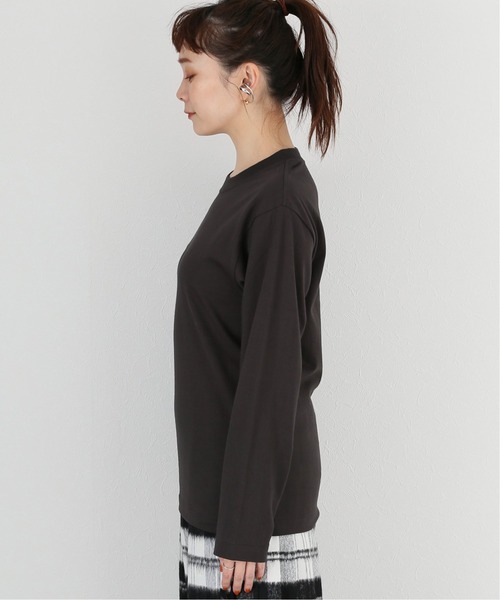JOURNAL STANDARD(ジャーナルスタンダード)の「ツリテンジクロングスリーブTシャツ(Tシャツ/カットソー・レディース・ホワイト/ブラック・FREE)」の3枚目の写真