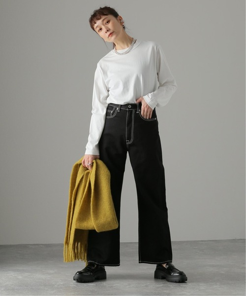 JOURNAL STANDARD(ジャーナルスタンダード)の「ツリテンジクロングスリーブTシャツ(Tシャツ/カットソー・レディース・ホワイト/ブラック・FREE)」の15枚目の写真
