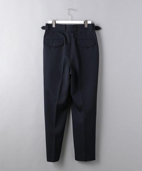 The CLASIK（ザクラシック）の「＜The CLASIK（ザ・クラシック）＞ ウール ギャザー パンツ■■■（その他パンツ・メンズ・ネイビー・5/4）」の2枚目の写真