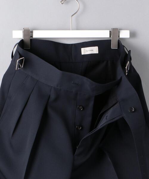 The CLASIK（ザクラシック）の「＜The CLASIK（ザ・クラシック）＞ ウール ギャザー パンツ■■■（その他パンツ・メンズ・ネイビー・5/4）」の4枚目の写真