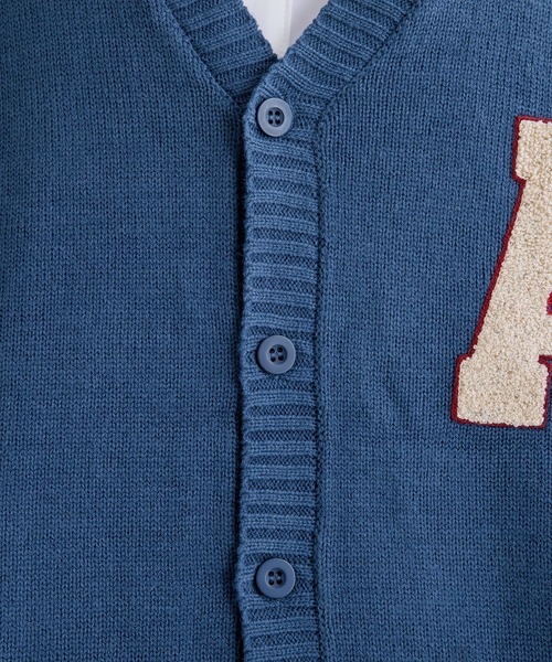 Adoon plain（アドーンプレーン）の「【Adoon plain】ニットベスト（ベスト・メンズ・ベージュ/ダークブルー・LARGE/MEDIUM）」の16枚目の写真