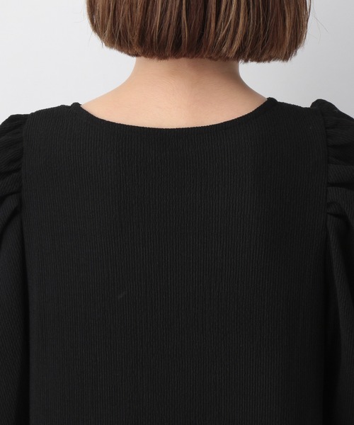 e/rm（イーアールエム）の「【e/rm】テクスチャーカタパフワンピース　235182（ワンピース・レディース・ベージュ/グリーン系その他4/ブラック/ライトベージュ/その他/ナチュラル/ブラウン/ネイビー/アイボリー/ライトグリーン・FREE）」の15枚目の写真