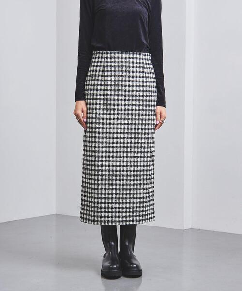 UNITED ARROWS（ユナイテッドアローズ）の「＜UNITED ARROWS＞ツイード タイトスカート W◆（スカート・レディース・ブラック/モカ・38/36/34）」の3枚目の写真