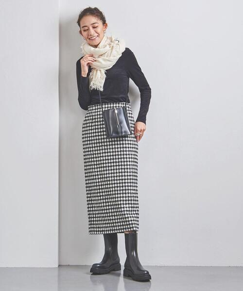 UNITED ARROWS（ユナイテッドアローズ）の「＜UNITED ARROWS＞ツイード タイトスカート W◆（スカート・レディース・ブラック/モカ・38/36/34）」の7枚目の写真