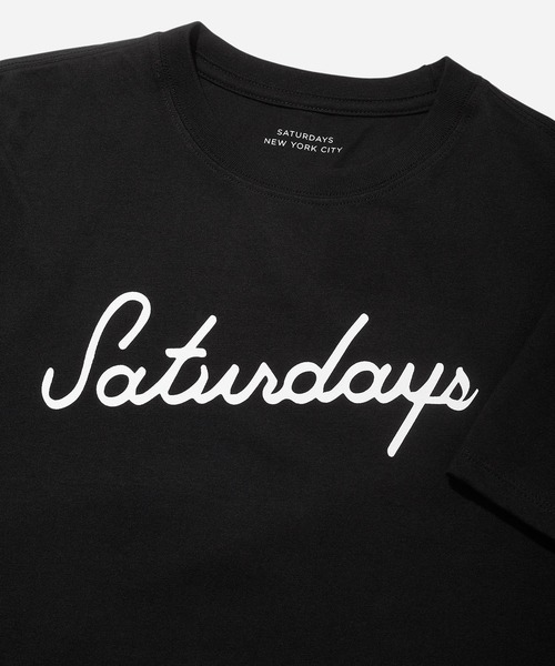 Saturdays NYC（サタデーズ ニューヨークシティ ）の「Script Standard S/S Tee（Tシャツ/カットソー・レディース・ミント/オフホワイト/ブラック・X-SMALL/S/M/L）」の7枚目の写真