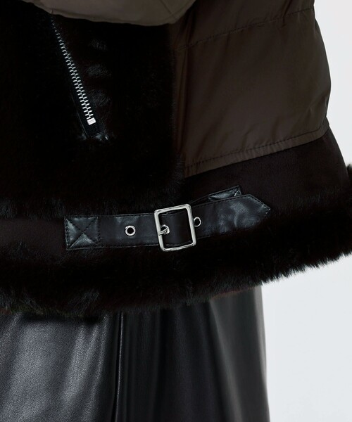 LOVELESS(ラブレス)の「ブラウンエコファーコンビラーダースダウン(ブルゾン・レディース・ブラウン系その他5・34/36)」の13枚目の写真