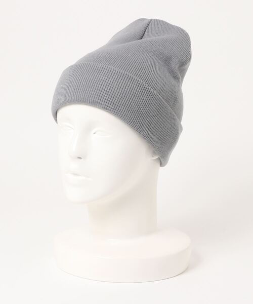 Anuenue（アヌエヌエ）の「カラバリ ワッチ ニット帽（ニットキャップ/ビーニー・メンズ・ブラック/ベージュ/パープル/ネイビー/ブラウン/グレー/レッド/カーキ/イエロー/オレンジ/ブルー/モスグリーン/ダークグレー/ワインレッド/ダークブルー/ライトイエロー/ライトピンク/ブルーグリーン/グレイッシュベージュ/レンガ・FREE）」の3枚目の写真