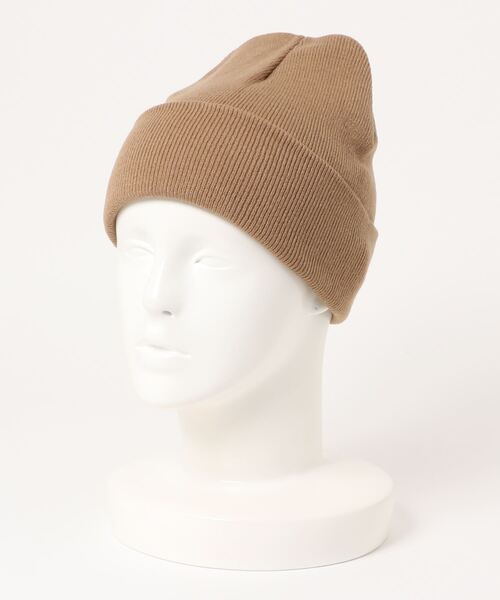 Anuenue（アヌエヌエ）の「カラバリ ワッチ ニット帽（ニットキャップ/ビーニー・メンズ・ブラック/ベージュ/パープル/ネイビー/ブラウン/グレー/レッド/カーキ/イエロー/オレンジ/ブルー/モスグリーン/ダークグレー/ワインレッド/ダークブルー/ライトイエロー/ライトピンク/ブルーグリーン/グレイッシュベージュ/レンガ・FREE）」の7枚目の写真