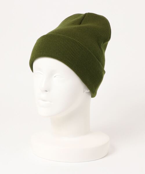 Anuenue（アヌエヌエ）の「カラバリ ワッチ ニット帽（ニットキャップ/ビーニー・メンズ・ブラック/ベージュ/パープル/ネイビー/ブラウン/グレー/レッド/カーキ/イエロー/オレンジ/ブルー/モスグリーン/ダークグレー/ワインレッド/ダークブルー/ライトイエロー/ライトピンク/ブルーグリーン/グレイッシュベージュ/レンガ・FREE）」の8枚目の写真