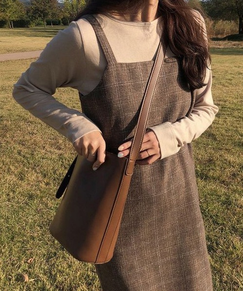 MAISON DE THERESE(メゾン ド テレーズ)の「チェックキャミワンピース(ワンピース・レディース・ブラウン/グレー・LARGE/MEDIUM/SMALL/X-LARGE)」の16枚目の写真