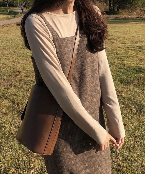 MAISON DE THERESE(メゾン ド テレーズ)の「チェックキャミワンピース(ワンピース・レディース・ブラウン/グレー・LARGE/MEDIUM/SMALL/X-LARGE)」の17枚目の写真