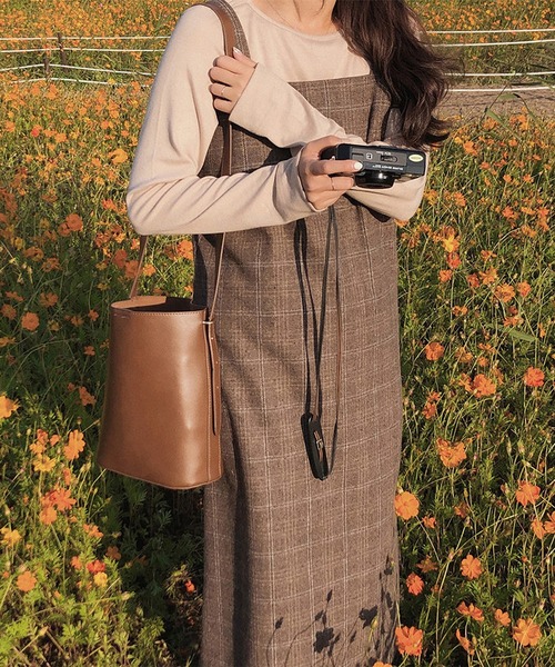 MAISON DE THERESE(メゾン ド テレーズ)の「チェックキャミワンピース(ワンピース・レディース・ブラウン/グレー・LARGE/MEDIUM/SMALL/X-LARGE)」の18枚目の写真