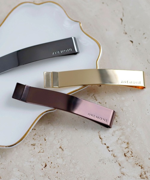 ANEMONE（アネモネ）の「メタルワイドカーブピン[A]（その他ヘアアクセサリー・レディース・ブラック/ブラウン/ゴールド・FREE）」の2枚目の写真