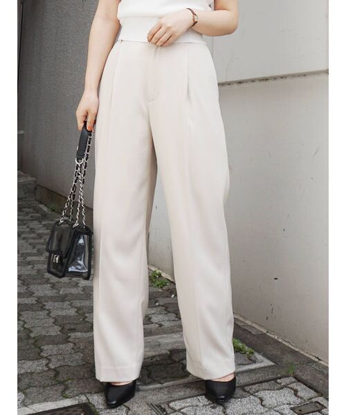 MERCURYDUO（マーキュリーデュオ）の「カラーストレートパンツ（その他パンツ・レディース・ピンク/イエロー/ラベンダー/ベージュ・SMALL/MEDIUM）」の2枚目の写真