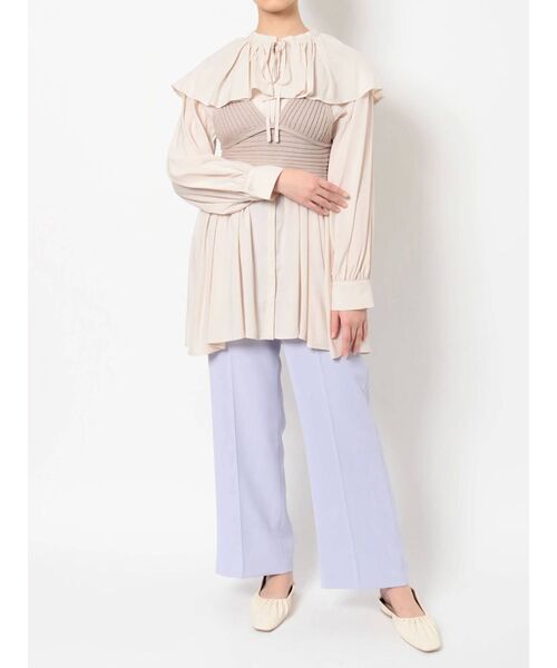 MERCURYDUO（マーキュリーデュオ）の「カラーストレートパンツ（その他パンツ・レディース・ピンク/イエロー/ラベンダー/ベージュ・SMALL/MEDIUM）」の7枚目の写真