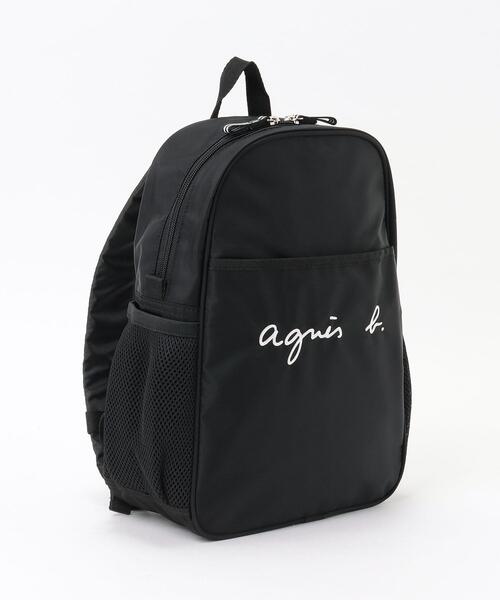 agnes b.（アニエスベー）の「GL11 E BAG ロゴ刺繍リュック