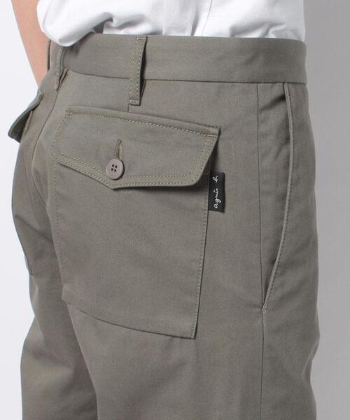 agnes b.(アニエスベー)の「UF03 PANTALON カーゴパンツ(カーゴパンツ・メンズ・カーキ・40/38)」の6枚目の写真