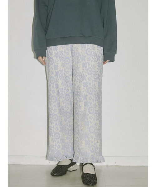 merry jenny(メリージェニー)の「カラーレースパンツ(その他パンツ・レディース・ライトブルー/パープル/アイボリー・FREE)」の6枚目の写真