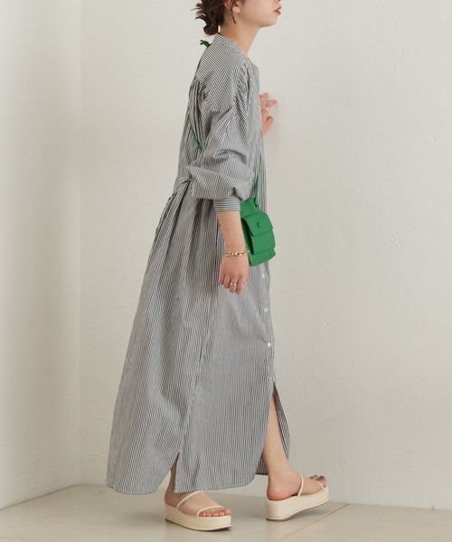 Web限定 ストライプマキシシャツワンピース ワンピース Kastane カスタネ のファッション通販 Zozotown Web限定 ストライプマキシシャツワンピース ワンピース Kastane カスタネ のファッション通販 Zozotown