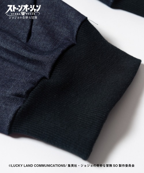 glamb(グラム)の「Jolyne Denim / 徐倫デニム【ジョジョの奇妙な冒険コラボレーション】(デニムパンツ・メンズ・インディゴブルー・S/M/L)」の12枚目の写真