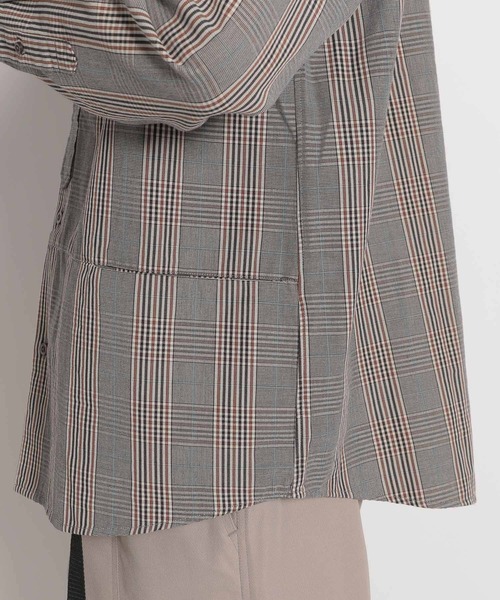 niko and...（ニコアンド）の「コットンツイルバンドカラーシャツ（シャツ/ブラウス・メンズ・ベージュ/ネイビー/イエロー/アイボリー・MEDIUM/LARGE）」の6枚目の写真