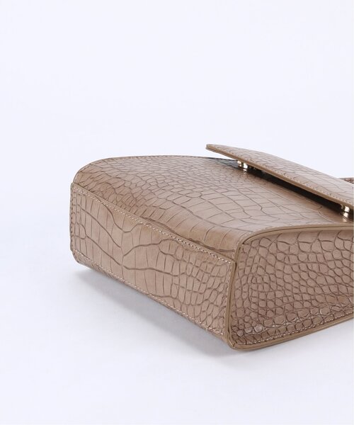 RAY CASSIN（レイカズン）の「型押しフラップショルダーバッグ（ボストンバッグ・レディース・ブラック/ベージュ/キナリ・FREE）」の12枚目の写真