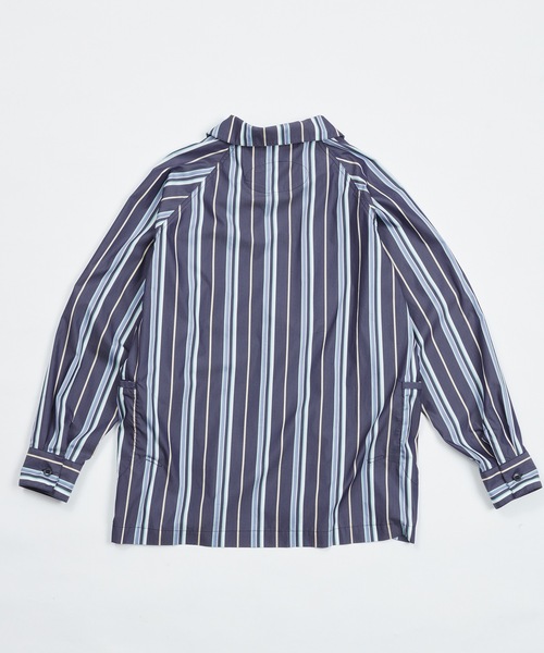 AlexanderLeeChang（アレキサンダーリーチャン）の「STRIPE SEO-L SHIRTS AC-022202（シャツ/ブラウス・メンズ・ネイビー/スカイブルー/オレンジ・2/3）」の14枚目の写真