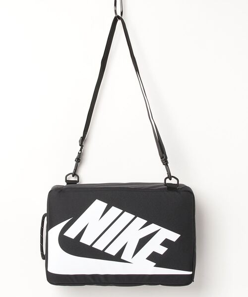 NIKE（ナイキ）の「NIKE ナイキ シューズボックスバッグ（ショルダーバッグ・メンズ・ブラック/ブラック×ブルー/オレンジ/オレンジ系その他/ブラック×ホワイト・FREE）」の3枚目の写真