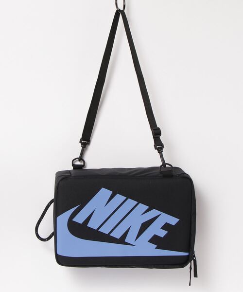 NIKE（ナイキ）の「NIKE ナイキ シューズボックスバッグ（ショルダーバッグ・メンズ・ブラック/ブラック×ブルー/オレンジ/オレンジ系その他/ブラック×ホワイト・FREE）」の4枚目の写真