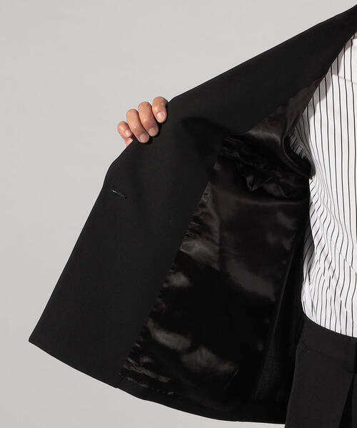 TOMORROWLAND （トゥモローランド）の「ウールレーヨン ダブル4Bテーラードジャケット（テーラードジャケット・メンズ・ブラック/ベージュ/ネイビー・S/M/XS）」の13枚目の写真