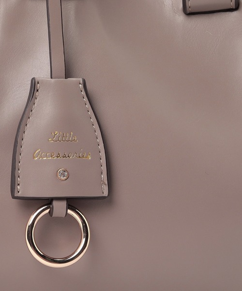 LITTLE ACCESSORIES（リトルアクセサリーズ）の「マルチWAY　パンチングバッグ（ショルダーバッグ・レディース・ブラック/グレイッシュベージュ/ライトイエロー・フリー）」の8枚目の写真