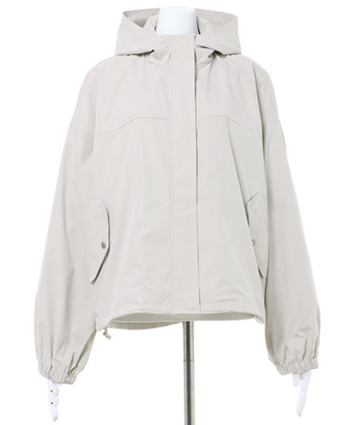 INGNI（イング）の「マウンテンパーカー（マウンテンパーカー・レディース・アイボリー/ブラック/ライトベージュ/ベージュ系その他/ライトカーキ・M）」の4枚目の写真