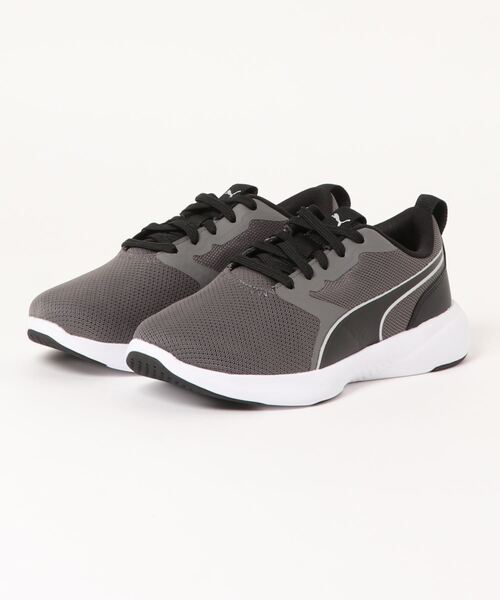 PUMA(プーマ)の「PUMA プーマ ユニセックス ソフトライド フィール WIDE ランニングシューズ(スニーカー・メンズ・ブラック×ホワイト/ブラック×グレー/ブラック・25.5cm/23.5cm/24.5cm/25.0cm/26.0cm/24.0cm/23.0cm/22.5cm/27.0cm/29.5cm/29.0cm/27.5cm/26.5cm/28.5cm/28.0cm/22.0cm/30.0cm)」の1枚目の写真