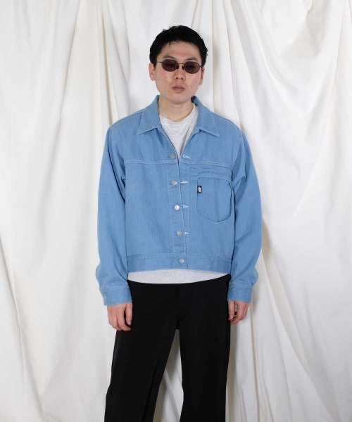 気まぐれ値下げ Phingerin ショールカラーデニムジャケット L Phingerin ショールカラーデニムジャケット L PHINGERIN デニム