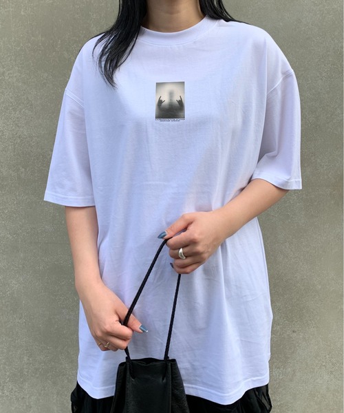 A DEGREE FAHRENHEIT(エーディグリーファーレンハイ)の「【ユニセックス商品】CORSAオーバーサイズT(Tシャツ/カットソー・メンズ・ホワイト/ブラック・MEDIUM/LARGE/FREE)」の11枚目の写真