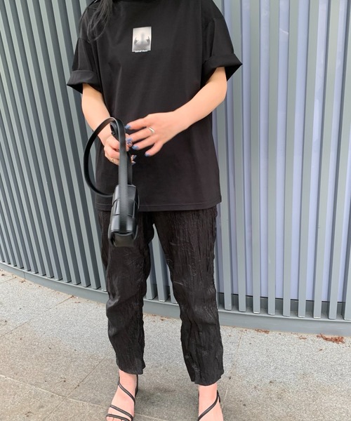 A DEGREE FAHRENHEIT(エーディグリーファーレンハイ)の「【ユニセックス商品】CORSAオーバーサイズT(Tシャツ/カットソー・メンズ・ホワイト/ブラック・MEDIUM/LARGE/FREE)」の21枚目の写真